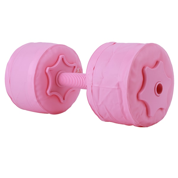 Vattenfylld hantel Kvinnofitnessutrustning Armhävningsträning Arm tunn Sport 6KG Rosa