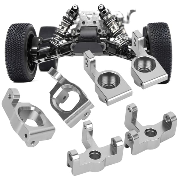 Forhjulsete Baksete C-formet sete Passer til WLtoys 1:14 144001 RC-bil (titanfarge)
