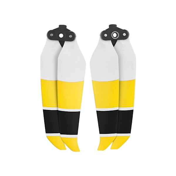 Silent Low Noise Mini Portable Drone Propell for DJI Air 2 Yellow Black White