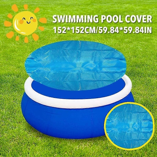 Rund Pool Solskydd - Poolskydd Rund Solfolie Dammtät för Pool (Diameter: 150cm) Prisvärd