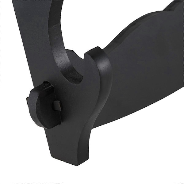 3-lags veggmontert samurai-sverd katana holder stativ rack display