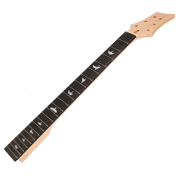Gitarrhals 22 bandstavar massivt trä svartträ greppbräda för elektrisk gitarr musikinstrument tillbehör GS55