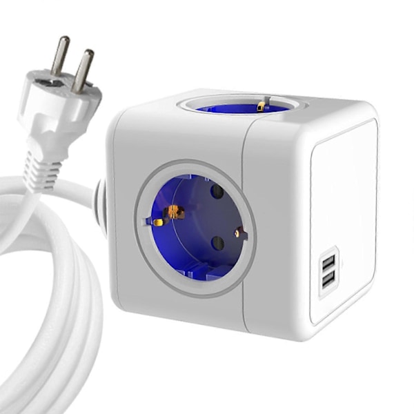 Stikdåse kube uden kabel 5/4 rum multiple stikdåse adapter Cube 1X -GSL ZD C E