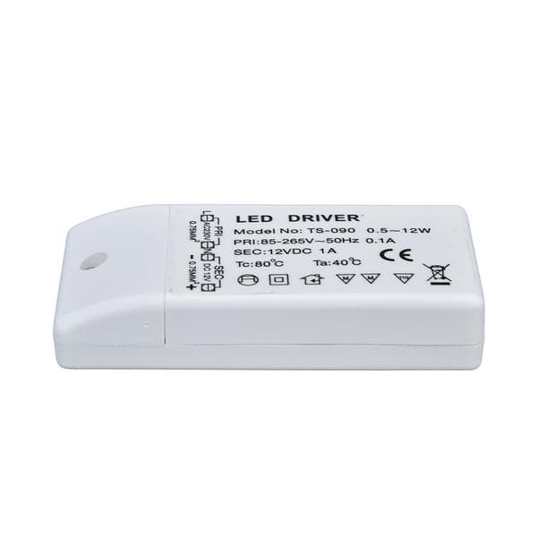 LED-driver 12W 12V DC 1A strømforsyning LED-lampe konstantstrømsdriver strøm AC 85-265V 0.1