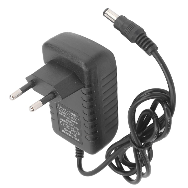 EU-kontakt 100‑240V 25,2V 1A litiumbatteriladdare AC50/60HZ Brandsäker laddningsadapter