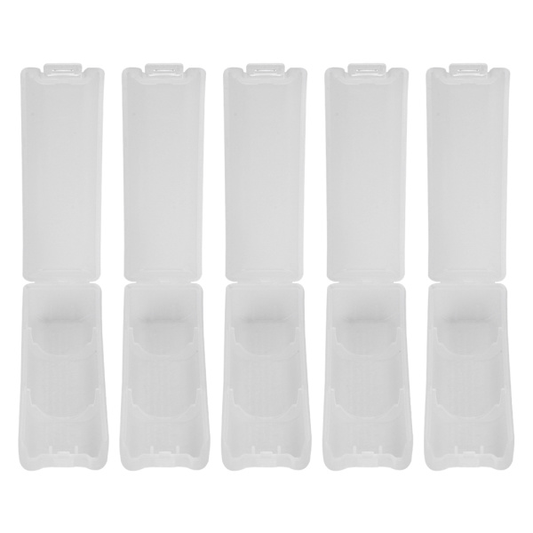 5 ST Vattentät batterilåda Organizer case för enstaka 18650 batteri
