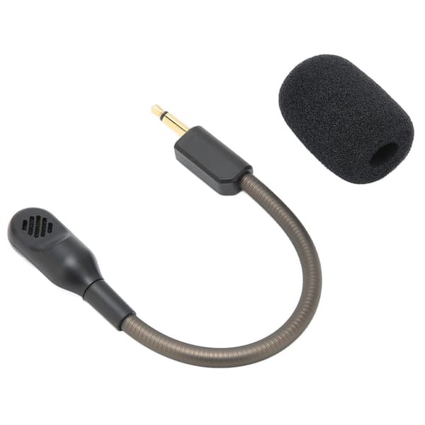 Erstatningsmikrofon for Razer BlackShark V2 Avtakbare Gaming Headset 3.5mm Jack Støyreduserende Mikrofonbom