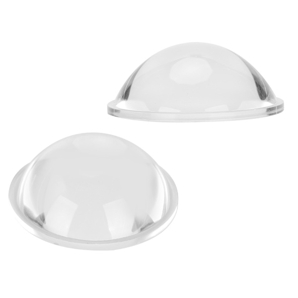 Konveks glaslinse med diameter på 60 mm til LED-optiklinse til solnedgangslampe forstørrelsesglas