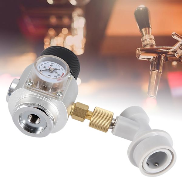 Hjemmelavet CO2-regulator-oplader-sæt Gasafbryder Hjemmeudkast Øl Kegerator