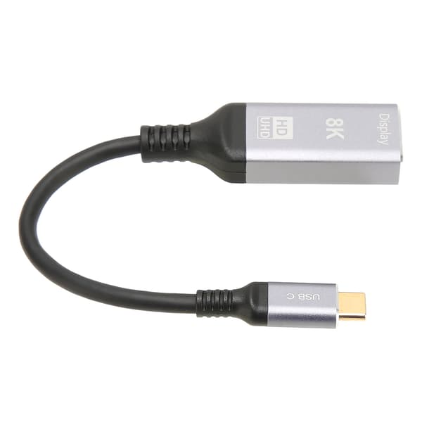 USB C hane till HD Multimedia Interface hona-adapter stöder 8K vid 60Hz 4K vid 120Hz stöder HDR Plug and Play-omvandlare
