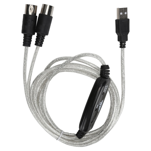 MIDI-kabel MIDI til USB-ledningsadapter Midi-konverter til XP / VISTA / OS X / Window7