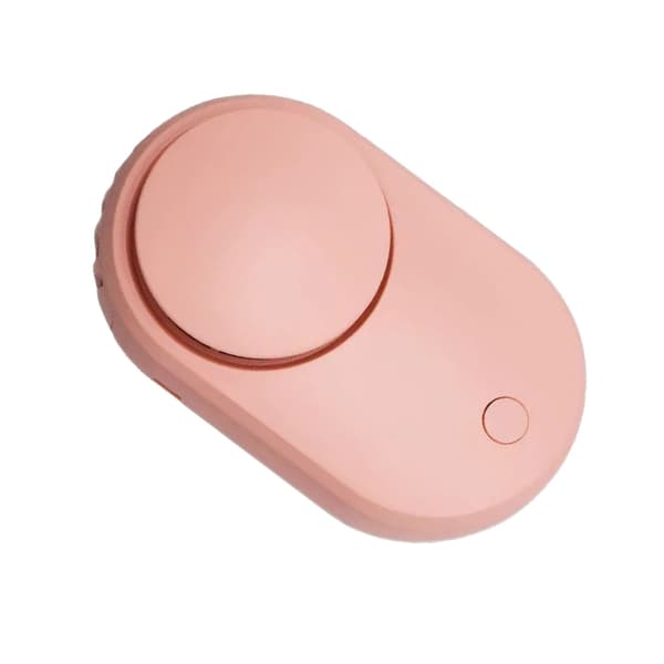 Elektrisk øyenvippevifte USB oppladbar bærbar håndholdt mini elektronisk vippevifte for poding, rosa