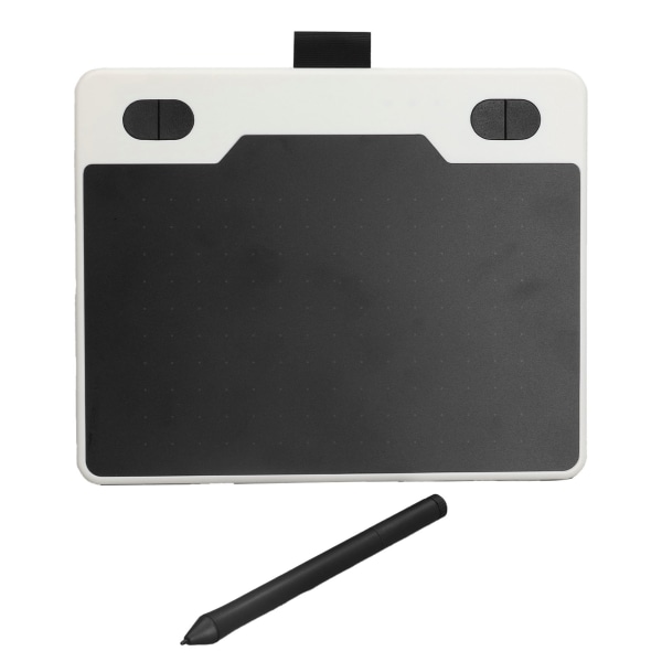 Grafik Ritplatta 155x100 mm 233 PPS 5080 LPI 8192 Levels Stylus 4 Anpassningsbara nycklar USB -port Digital Art Tablet Vit