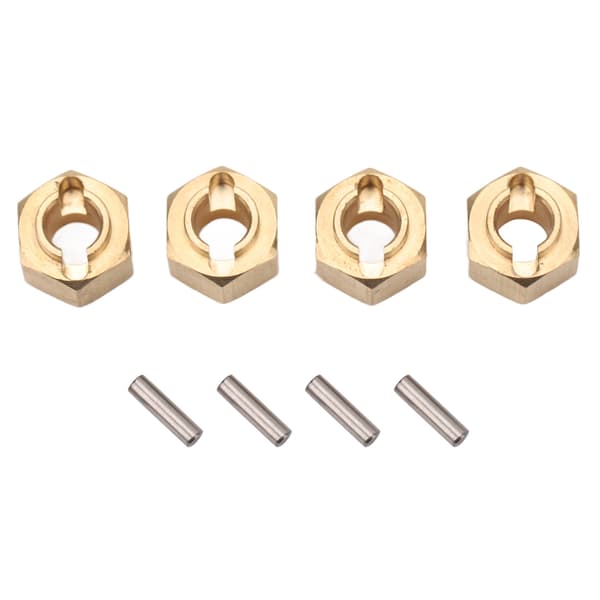 4 stk. RC Navadapter Hex Messing til Traxxas til TRX4M 1/18 Skala Crawler Bil Tilbehør 5mm