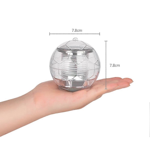 Pakke med flytende solcellelampe for basseng, LED-belysning, automatisk fargeskiftende vanntett ball, solcellelampe for hagedam, basseng, utendørs, festdekorasjon
