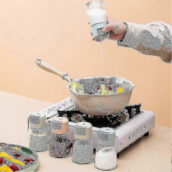 Konisk Kryddflaska För Kök, Kryddflaska Med Tryckdosering, Salt- Och Pepparströare Exakt Kvantitativ, Krydddispenser 4st