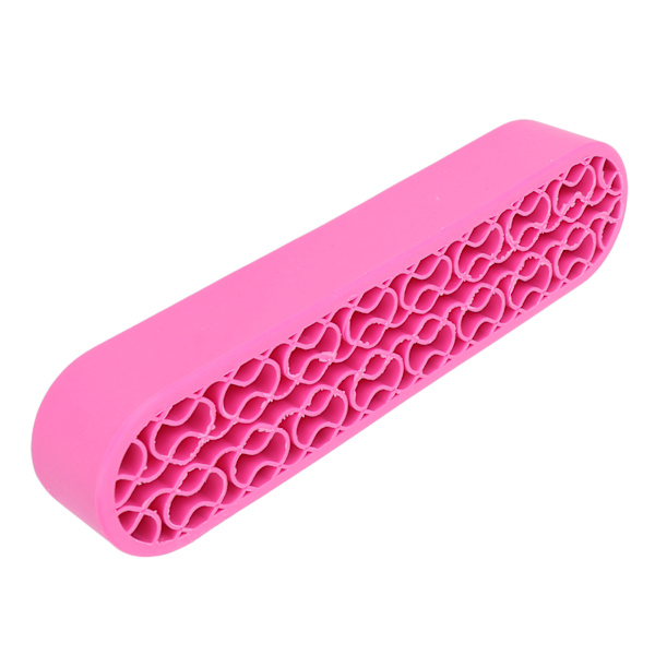 Silikon Sminkborsthållare Multi Design Stor kapacitet Mjuk Liten storlek Nagelpenna Silikonhållare för hemmet
