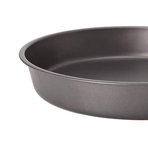 10 tommer pizzabageplade rund non-stick pizzabakke kulstofstål pizzapande