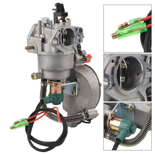 LPG CNG Generator Dual Fuel Forgasser Passer til GX390 188F Manuell Choke Tilbehør 4,5-5,5KW