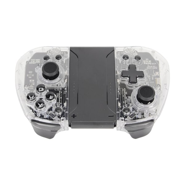 Transparent Trådløs Gamepad for Switch 6 Akser Gyro Dual Vibrasjon Turbo Funksjon RGB Lys Trådløs Gaming Controller KS41