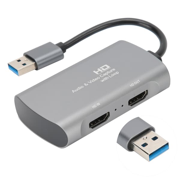 Z31 1080P ljudvideofångstkort HDMI/F till HDMI/F+ USB2.0/M stöder lokal loop out