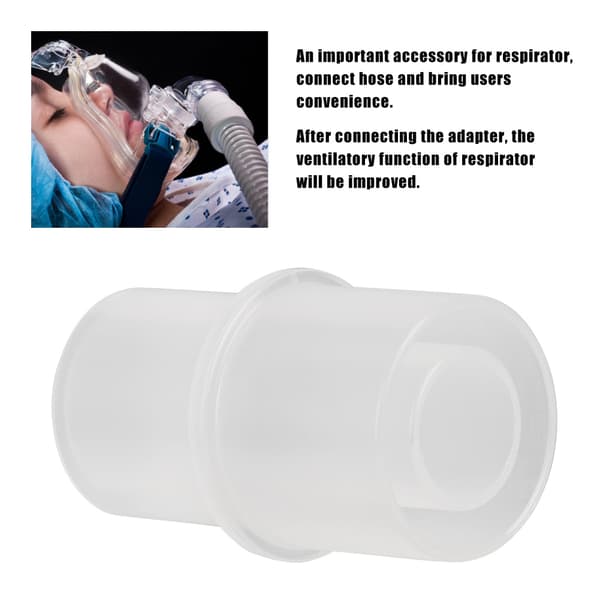 Slangekobling Pusterør Rettkoblingsadapter for Respirator