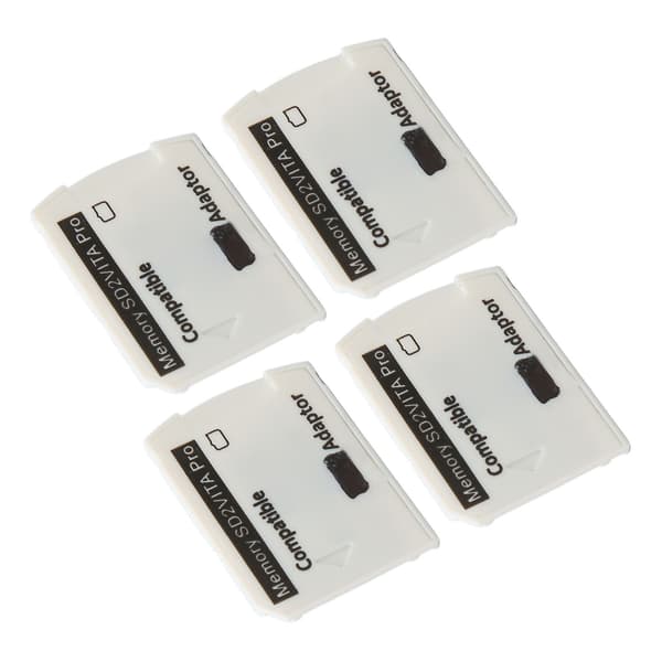 4 stk. PSV hukommelseskortadapter Micro Storage Card Adapter til PS Vita 1000 2000 til PS TV