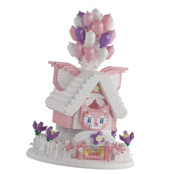 Mikobyggset 3D Miniblock Ballong hus Monteringsspel DIY Pusselblockset för barn 3999 delar Typ 3