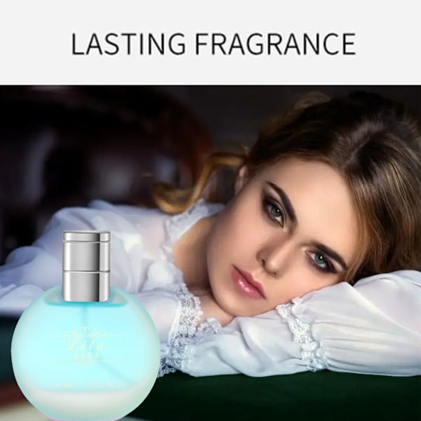 50ml Toilette Spray Langvarig Flower Duft Frosted Bottle Body Parfume til Kvinder Lily