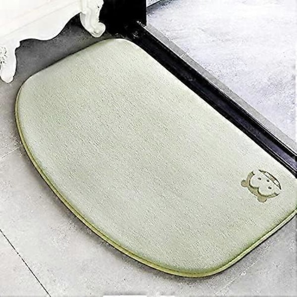 Halkfri Badrumsmatta, Superabsorberande Badrumsmatta i Memory Foam, Maskintvättbar