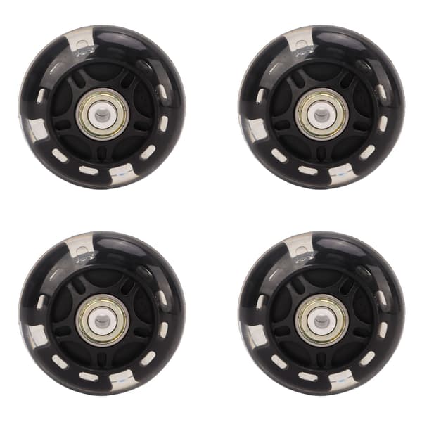 4 STK Inline Skate Flash Hjul Rulleskøyte PU Hjul Erstatningshjul 69mm
