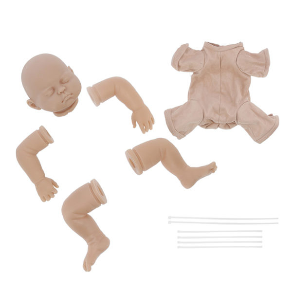 20 tuuman simuloitu maalaamaton Reborn-nukkesarja Keskeneräinen DIY-vauvanukke Muottiosaset