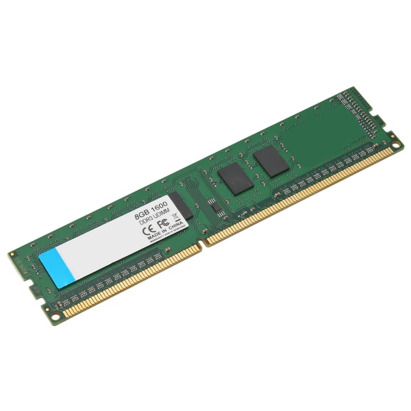 DDR3 UDIMM 1600Mhz RAM 64bit Leveys 40Pin Data Interface Plug and Play Professional kannettavan tietokoneen RAM PC:lle 8GB