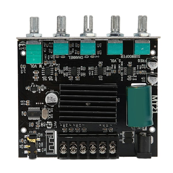 ZKMT21 BT forstærkerkort High Power Sound Stereo DC1224V Digital Power Amplifier Board til 15100W 48Ω højttalere