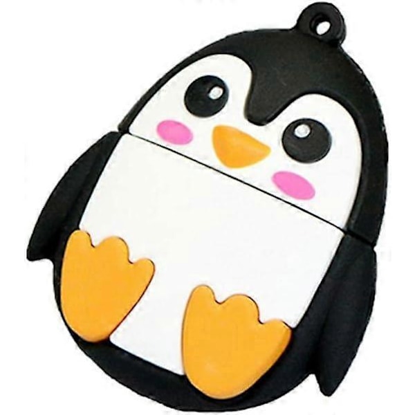 32GB USB 3.0 -muistitikku, luova sarjakuva pingviini USB-muistitikku ulkoiseen tiedontallennukseen