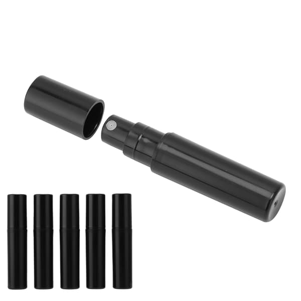 2 ml mini parfymeflaske med spray, plast parfymeprøveflaske, klar sprayflaske med luftpumpe