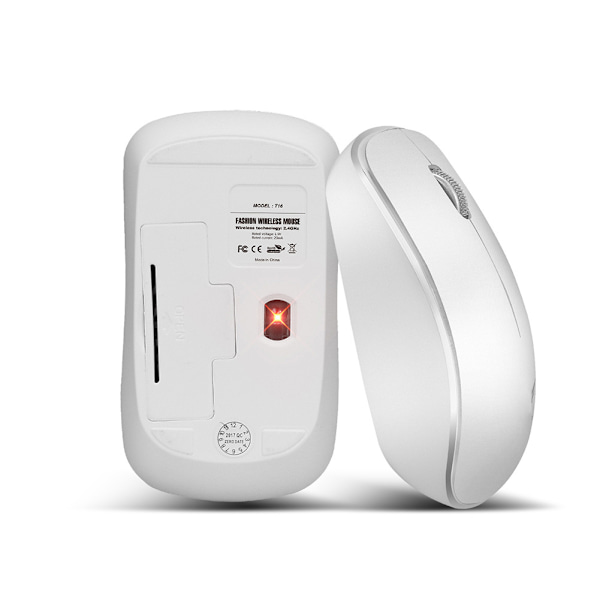 2.4G trådløs computermus Gamer mus Hjemmekontor Ergonomiske mus