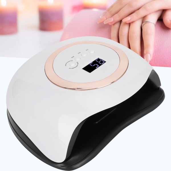 168W UV Gel LED Light Nageltork Manikyr Nail Art Light Nail Art Curing LightEU Plugg 110-240V