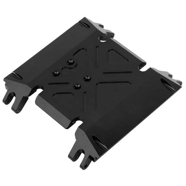 Center Gear Box Mount Skid Plate tilbehør passer til AXIAL WRAITH 90018 90048 1/10 RC Bil Sort