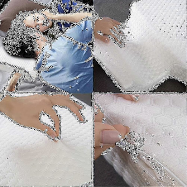 1 st Välvd Kramkudde med Långsam Återhämtning Memory Foam för Par - Anti-tryck Handkudde För - Ny SZJR Vänster Arm