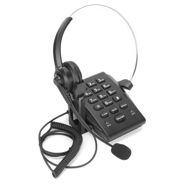 HT700 langallinen puhelin kuulokkeilla Call Center puhelin ympärisuuntaisella mikrofonilla kuulokkeet toimistoon