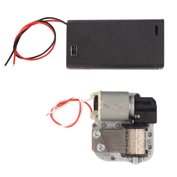 DIY Clockwork Music Box Batteridrevet beroligende musik 18 noder Musikalsk mekanisme Bevægelse