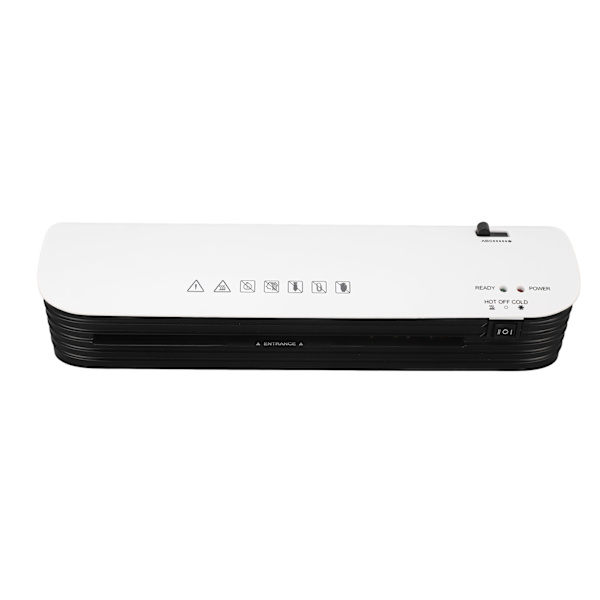 Laminatormaskin 9in A4 Termisk Varmt Kald Laminering Maskin med Kutter for Hjem Skole Kontor EU Plugg 220‑240V