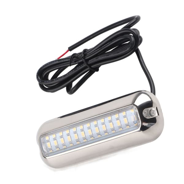 39 LED'er 5,2W Vandtæt Pontoon-Transomlys IP68 Vandtæt Bådfiskeri Lampe Blå