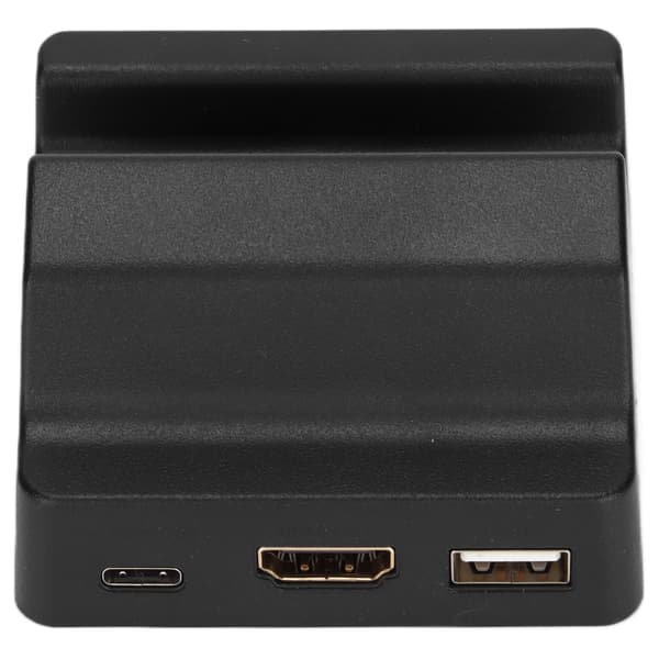 Laderbase for Switch Host Bærbar Kompatibel Video Ladestasjon Base Lader UK-plugg
