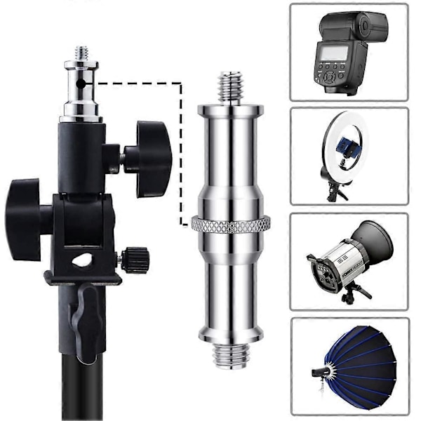 2025 Ny 5-delars standard 1/4 till 3/8 tums hane metalladapter gänga tapp stud