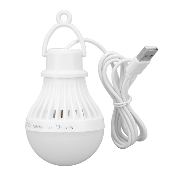 Utomhus bärbar hängande LED-campingtältlampa 5W USB-laddningsbar nödlampa Camping Gear Equipment
