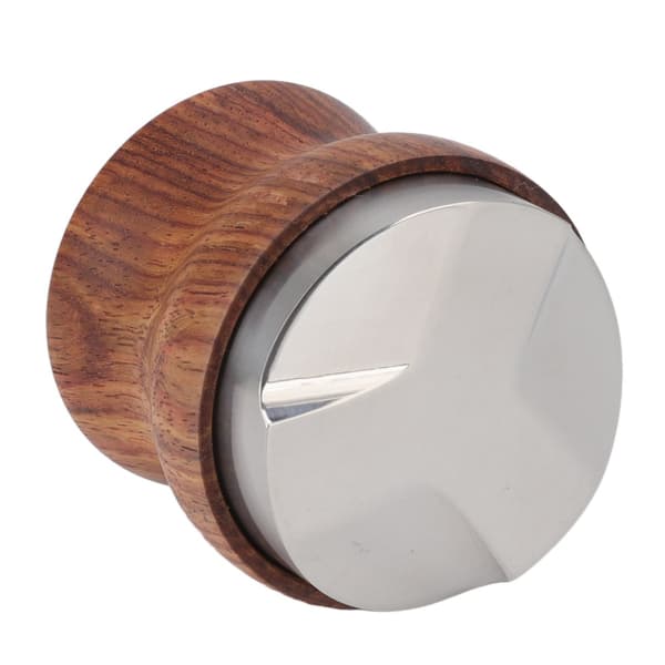 Kaffedistributør i rustfritt stål, rosentre, kaffetamper, nivellerer for kaffetilbehør 58 mm / 2,3 tommer