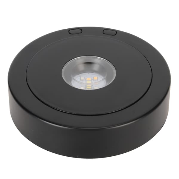 LED Roterende Display Base Sort 360 Grader 80s Cirkel Batteri Eller USB Strøm Drejeskive Display Stand til Krystaller Glas