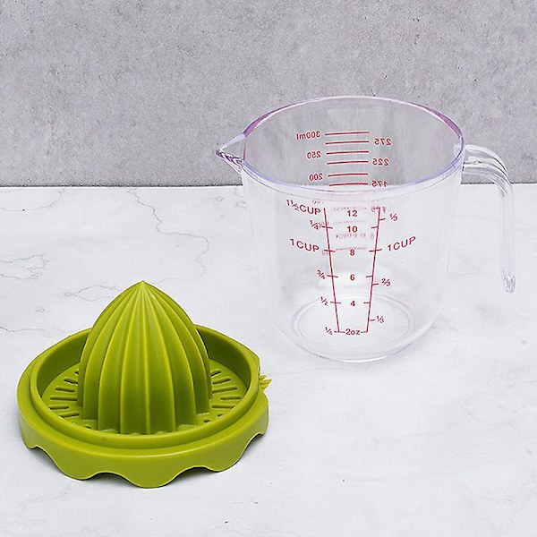 Grøn manual multifunktionel husholdningsjuicer med vægt